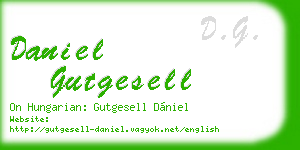 daniel gutgesell business card